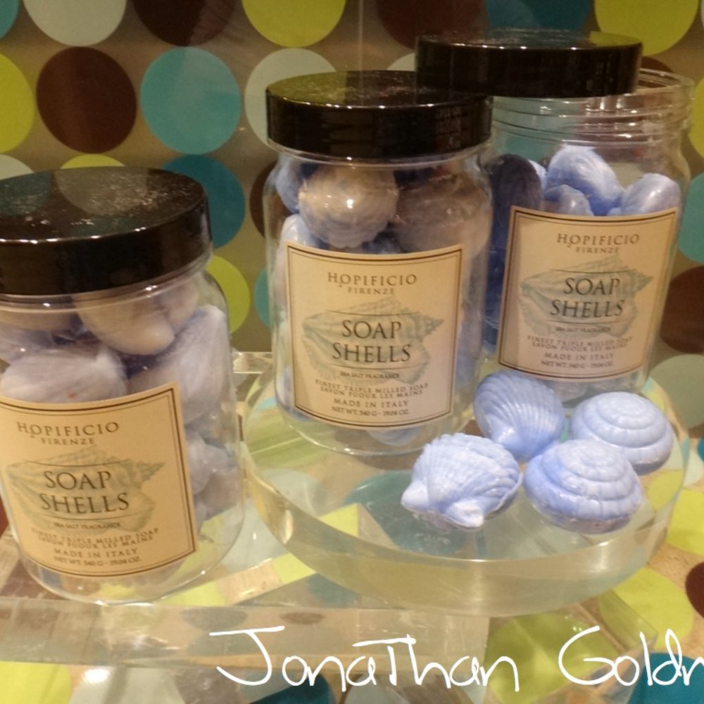Hopificio Jar of Soap Sea Shells Italian Finest Triple Milled 540G 19.04oz NEW